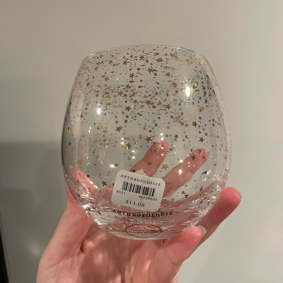 Rare Anthropologie set of Star Cluster glasses - Picture 5 of 15